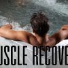 Man relaxing in a whirlpool hot-tub while he recovers his muscles