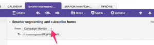 Email Via Yahoo